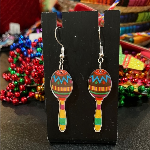 Jewelry - Colorful Maraca Earrings